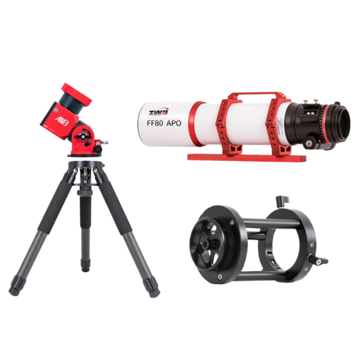 Telescope-Refracting Telescopes-ZWO 80 mm APO Astrograph and AM3 Bundle Free ZWO 160 MM Pier Extension With Purchase – $99.00 Value! Telescope-Refracting Telescopes-ZWO 80 mm APO Astrograph and AM3 Bundle Free ZWO 160 MM Pier Extension With Purchase - $99.00 Value!