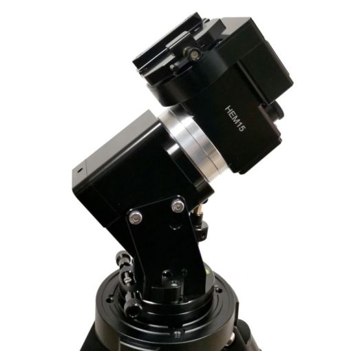 Telescope-Equatorial Mounts-iOptron HEM15 Hybrid Equatorial Mount Head with iPolar, Hand Controller, and Case - Image 3