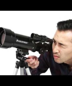 Telescope-Refracting Telescopes-Celestron Travel Scope 70 mm Portable Refractor w/Tripod and Case 2