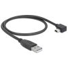 Telescope-Power & Cables-Pegasus Astro USB 2.0 Cable Type-A Male to USB Mini-B 5-pin Male, Angled 0.5 m Black (Pack of 2 Cords)