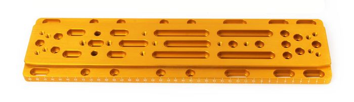 Telescope-Mounting Hardware-William Optics 15.7″ Losmandy-Style Dovetail Plate – Gold 3 Telescope-Mounting Hardware-William Optics 15.7" Losmandy-Style Dovetail Plate - Gold - Image 3