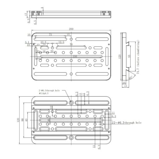 Telescope-Mounting Hardware-Askar Universal Losmandy-Style 200mm Dovetail Plate - Red - Image 3