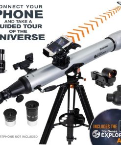 Telescope-Refracting Telescopes-Celestron StarSense Explorer LT 80AZ Refractor Telescope 2