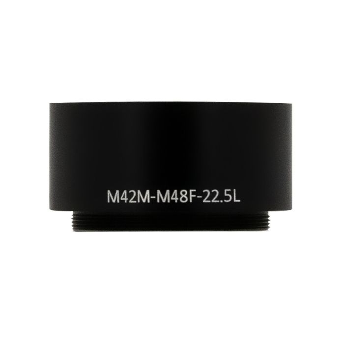 Telescope-Telescope Adapters-ZWO 22.5 mm M42M to M48F Extender 2 Telescope-Telescope Adapters-ZWO 22.5 mm M42M to M48F Extender - Image 2