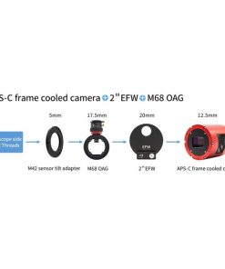 Telescope-Accessories-ZWO M42 Sensor Tilt Plate for 2600 and M68 OAG Cameras 2