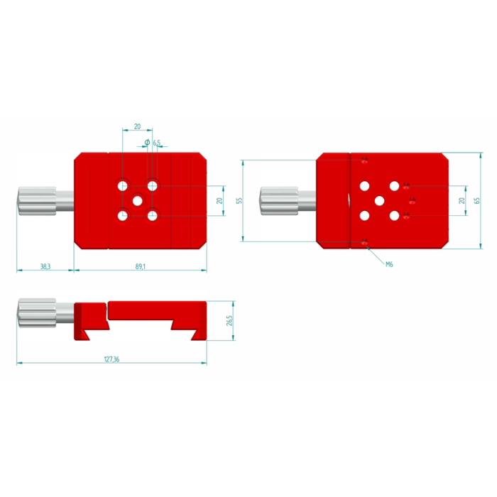 Telescope-Mounting Hardware-PrimaLuceLab Dovetail Clamp Vixen and Losmandy PLUS 3 Telescope-Mounting Hardware-PrimaLuceLab Dovetail Clamp Vixen and Losmandy PLUS - Image 3