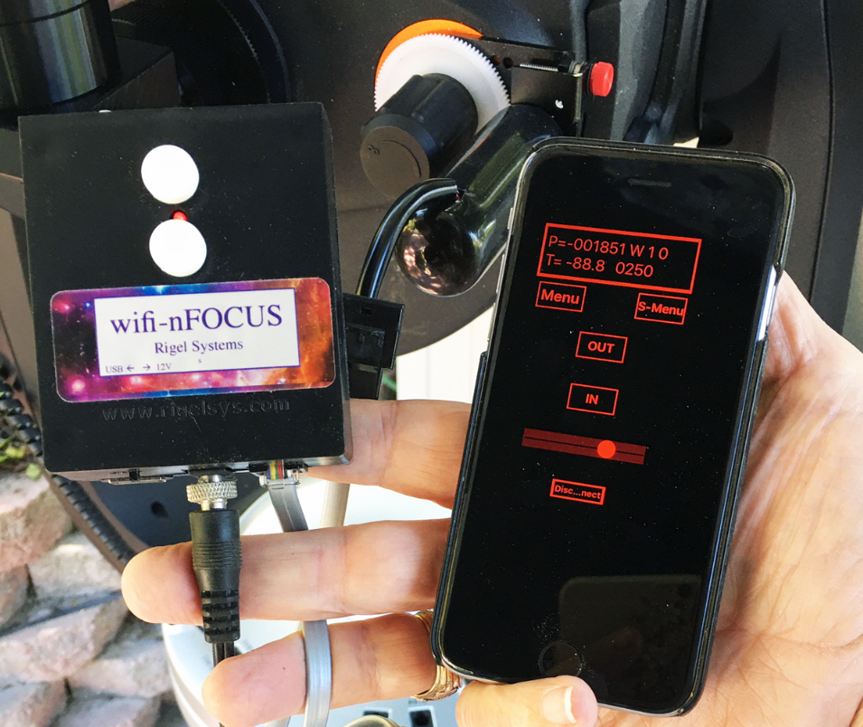 wifi-nFOCUS on telescope on phone