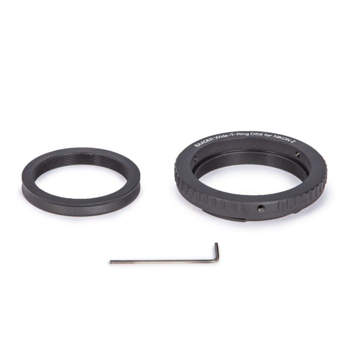 Telescope-Telescope Adapters-Baader Wide T-Ring Set for Nikon Z Cameras Telescope-Telescope Adapters-Baader Wide T-Ring Set for Nikon Z Cameras