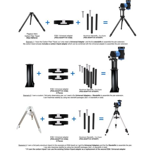 Telescope-Mounting Hardware-Pegasus Astro Universal EQ6 Adapter - Image 3