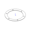 Telescope-Telescope Adapters-QHY M54 to 6 Through Hole Spacer – 2 mm 5