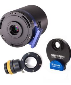 Telescope-Cameras-QHY QHY533M Camera Kit with Small Color Filter Wheel and Small OAG