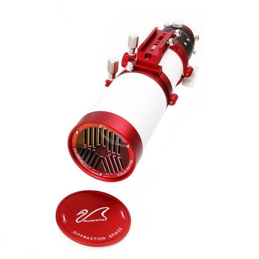Telescope-Refracting Telescopes-William Optics Gran Turismo 81 f/5.9 APO Refractor in Red with 32mm UniGuide and P-FLAT6AIII - Image 3
