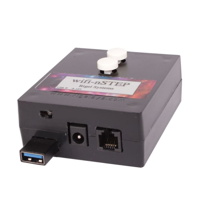 Telescope-Focusers-Rigel Systems USB-nSTEP Stepper Controller with WiFi and Buttons Telescope-Focusers-Rigel Systems USB-nSTEP Stepper Controller with WiFi and Buttons