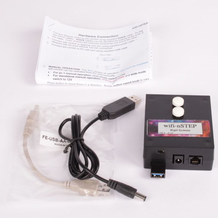 Telescope-Focusers-Rigel Systems USB-nSTEP Stepper Controller with WiFi and Buttons 3 Telescope-Focusers-Rigel Systems USB-nSTEP Stepper Controller with WiFi and Buttons - Image 3