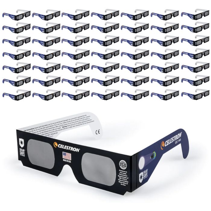 Telescope-Solar Telescopes-Celestron EclipSmart Solar Eclipse Glasses – 50 Pack Telescope-Solar Telescopes-Celestron EclipSmart Solar Eclipse Glasses - 50 Pack