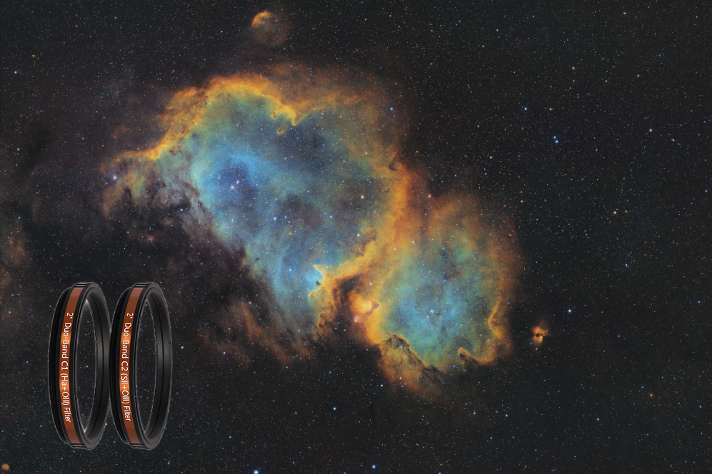 c2 and c1 filter soul nebula SHO palette