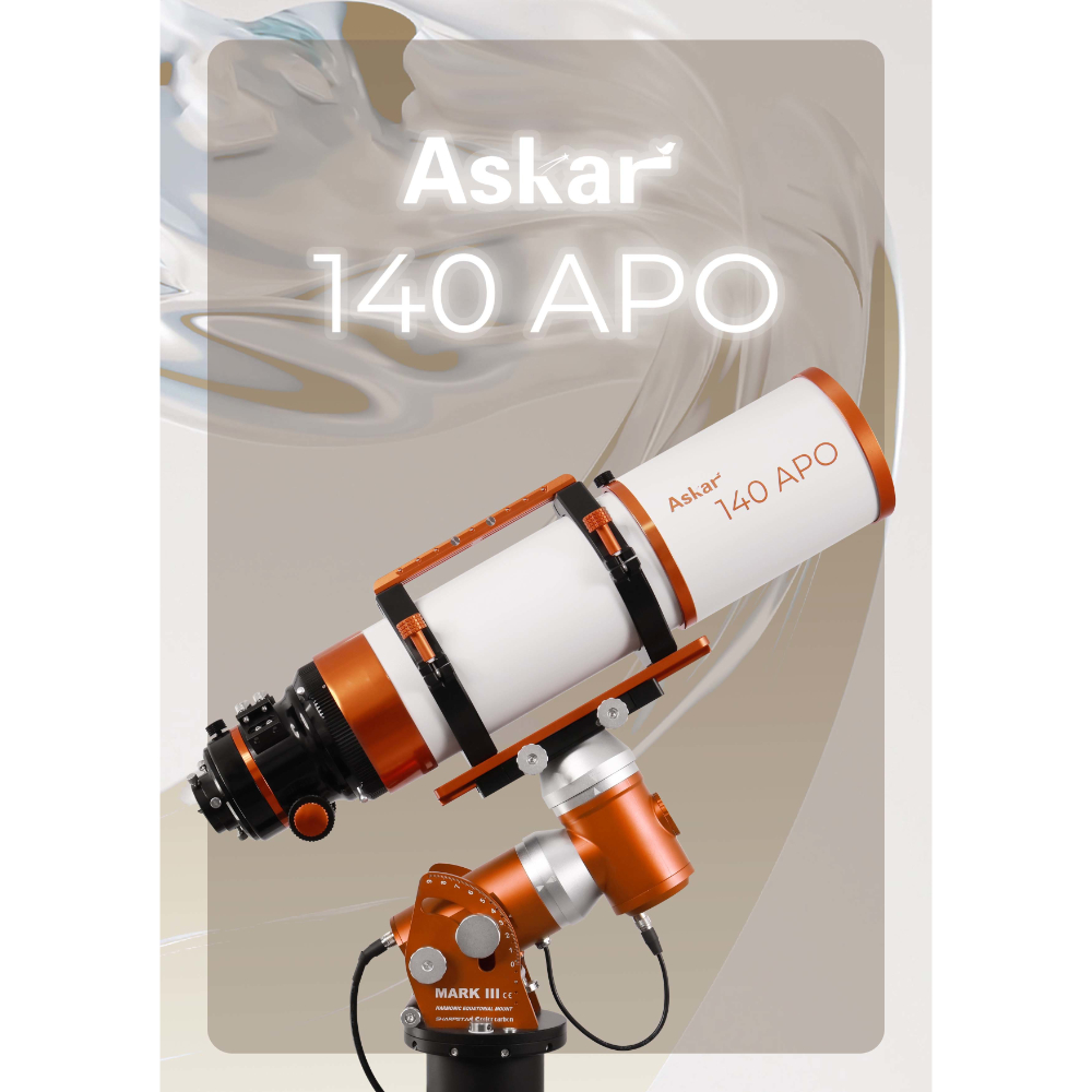 {{Askar 140APO on mount}}