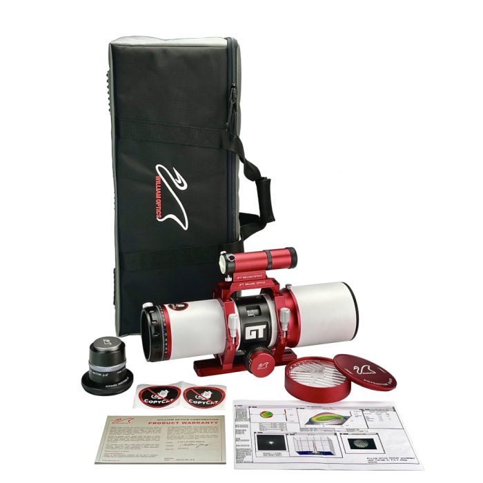 Telescope-Refracting Telescopes-William Optics WIFD Gran Turismo 81 APO Refractor w 32mm UniGuide – Red 2 Telescope-Refracting Telescopes-William Optics WIFD Gran Turismo 81 APO Refractor w 32mm UniGuide - Red - Image 2