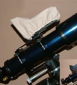 Telescope-Cases & Covers & Dobsonian Shrouds-TeleGizmos Heavy-Duty Canvas Telrad Cover 2