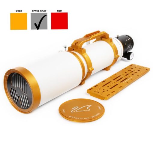 Telescope-Refracting Telescopes-William Optics 132 mm FLT f/6.9 APO Triplet Refractor w/ 3.5" FeatherTouch Focuser - Space Gray