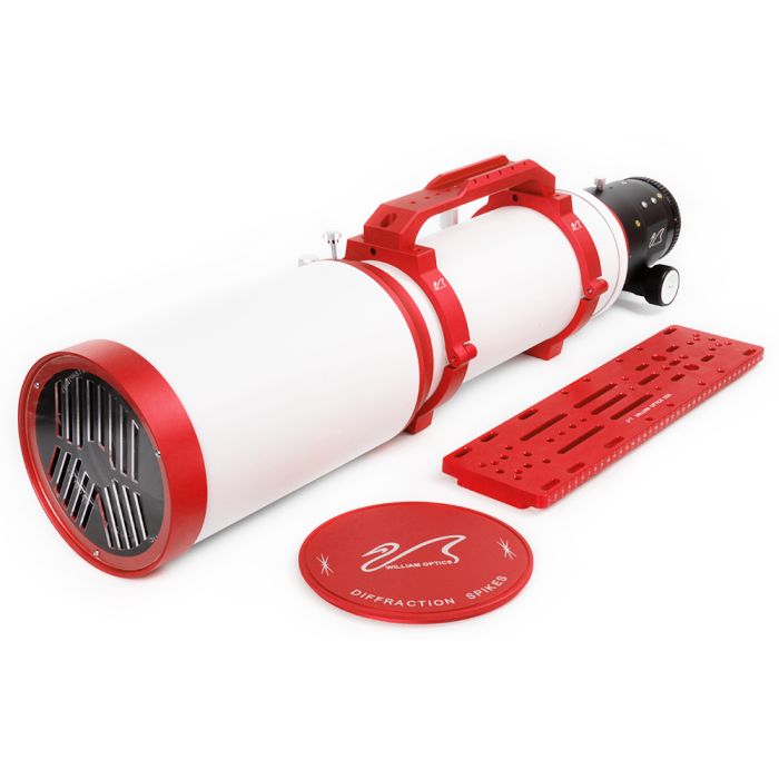 Telescope-Refracting Telescopes-William Optics Fluorostar 132 Refractor with 3.7″ Rack and Pinion Focuser – Red 2 Telescope-Refracting Telescopes-William Optics Fluorostar 132 Refractor with 3.7" Rack and Pinion Focuser - Red - Image 2