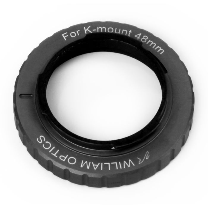 Telescope-Telescope Adapters-William Optics M48 T-Mount for Pentax K Cameras 2 Telescope-Telescope Adapters-William Optics M48 T-Mount for Pentax K Cameras - Image 2