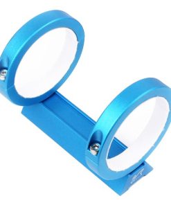 Telescope-Mounting Hardware-William Optics 50mm Guide Rings with Slide Base – Blue