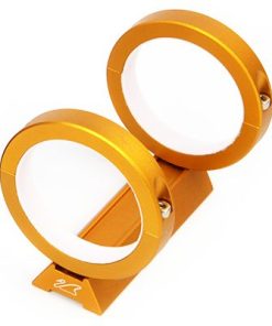 Telescope-Mounting Hardware-William Optics 50mm Guide Rings with Slide Base – Gold 2