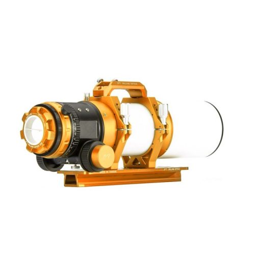 Telescope-Refracting Telescopes-William Optics Fluorostar 91 FPL53 Triplet APO Refractor with 3.3" Rack & Pinion Focuser - Gold - Image 3