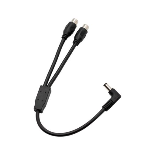 Telescope-Power & Cables-ZWO DC Y Splitter Cable - 1 Male DC Jack to 2 Female RCA