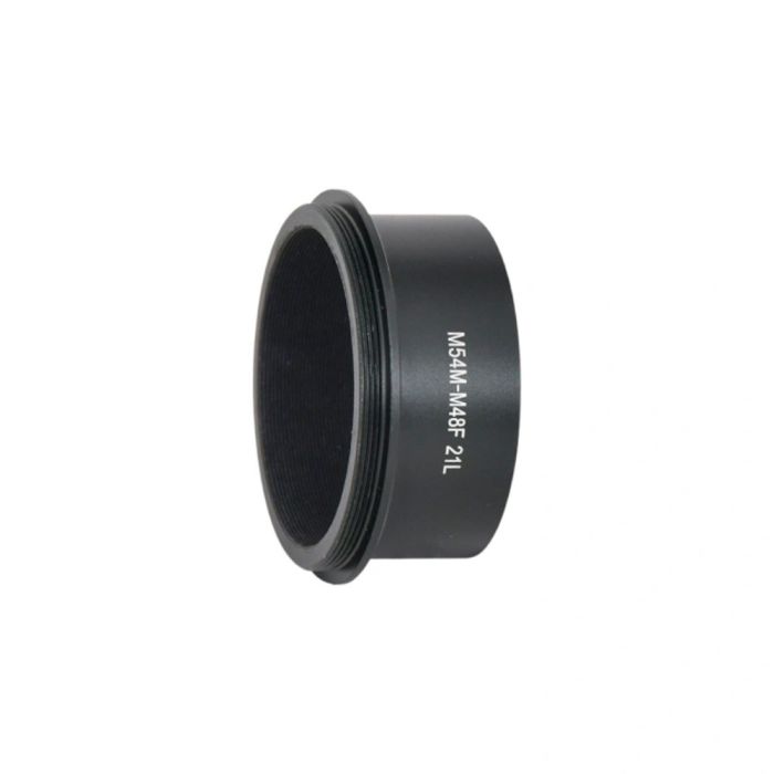 Telescope-Telescope Adapters-ZWO 21 mm M54 Male Thread to M48 Female Thread Extension 2 Telescope-Telescope Adapters-ZWO 21 mm M54 Male Thread to M48 Female Thread Extension - Image 2