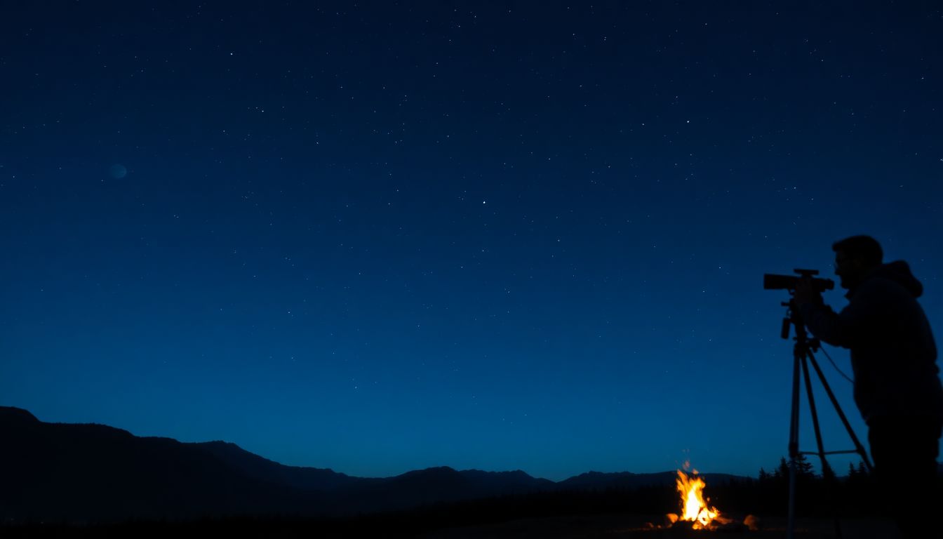 Image of Orion constellation in the night sky